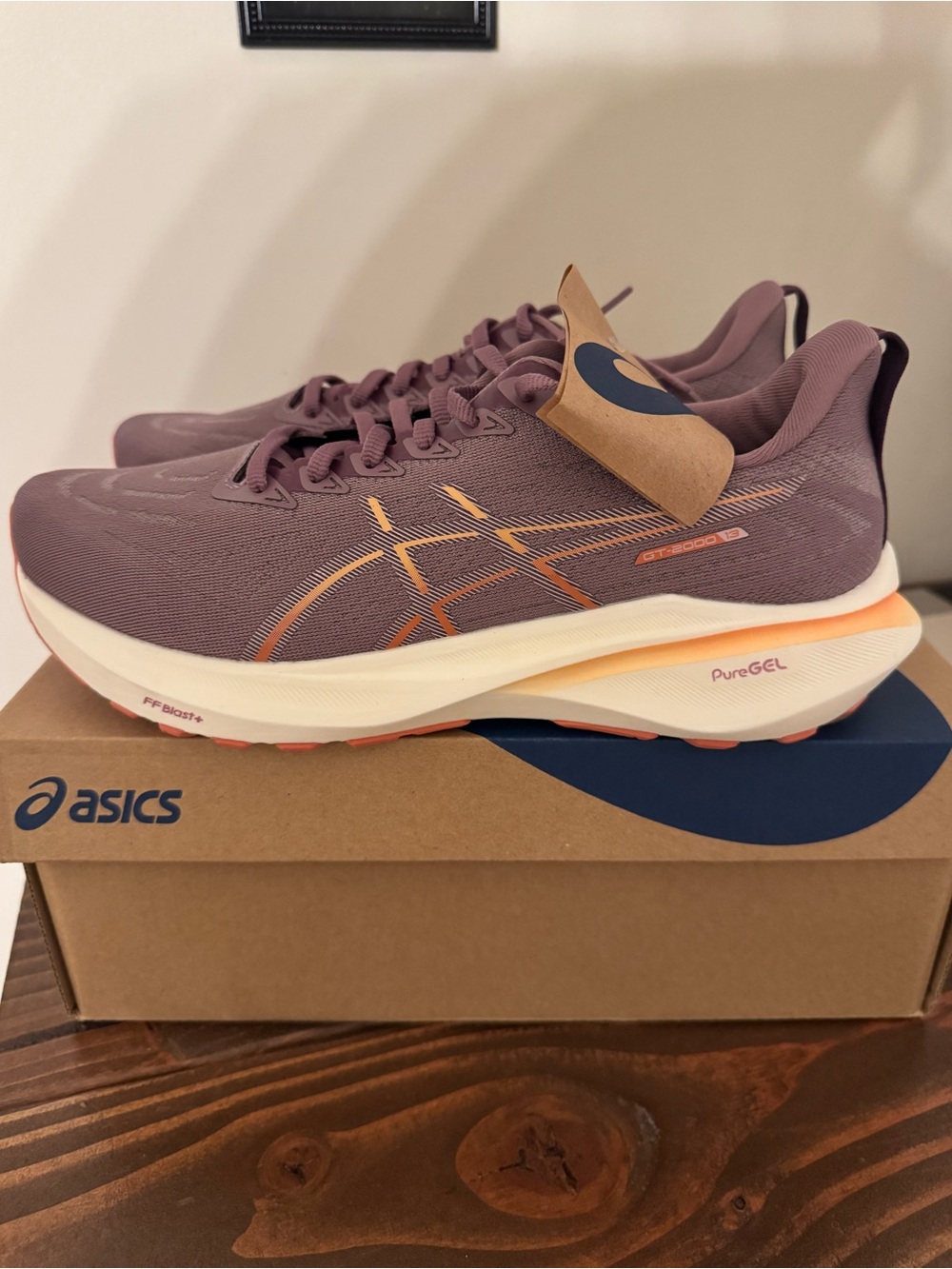 NWT-Asics GT 2000 13 Dusty Mauve/Watershed Rose 9 1/2 W Running Sneakers
